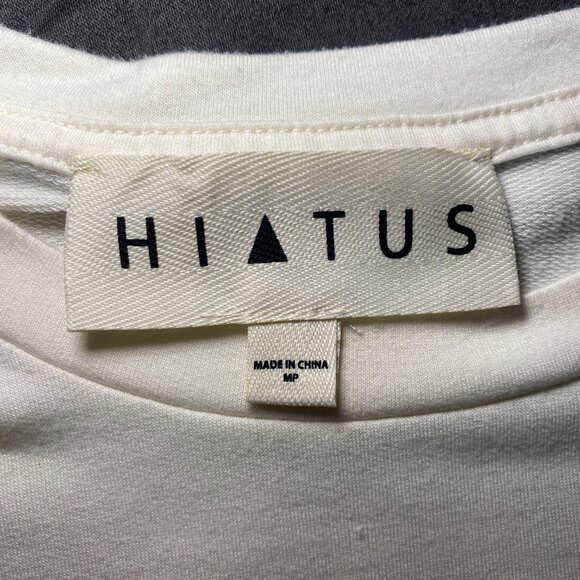 Hiatus Sun Daze Tee Shirt Womens MP Beige Rust Yellow Lavender Graphic Boho EUC - Picture 3 of 8